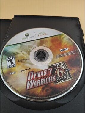 Dynasty Warriors 6 Microsoft Xbox 360 2008 Tested and Working